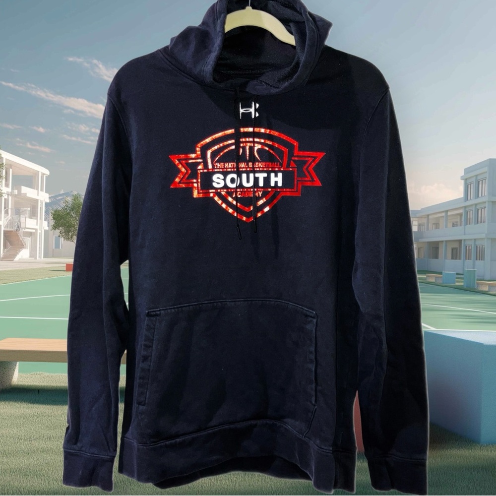 Under Armour National Basketball Academy South Black Hoodie Sweatshirt Men M